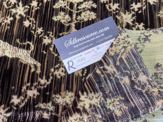 13 Boxr Scalamandre  Santini Gold Square Silk Velvet Lion Animal Leopard Forest MSRP USD 882/y