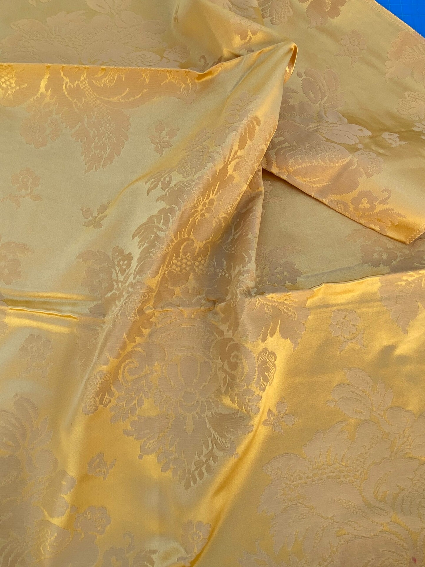 22 Berkbox87 Square Jacquard by Tassinari &amp; Chatel Mortemer Jonquille Yellow Damask MSRP USD 300+/y