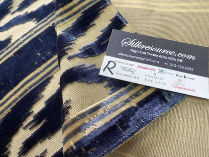 15 Boxr Scalamandre Square 26x26" Marghillan Blue Velvet MSRP USD 738/Y