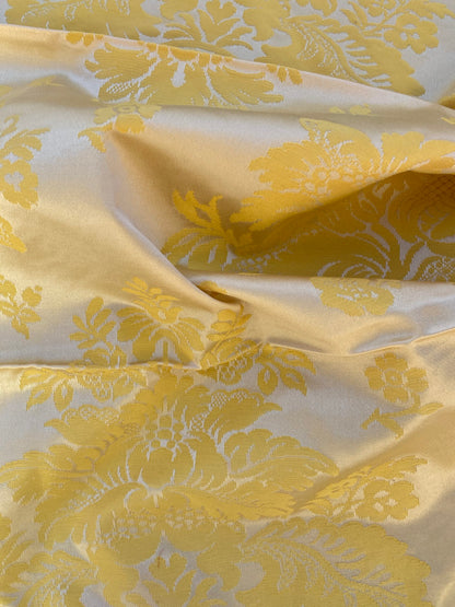 24 Berkbox87 Square Jacquard by Tassinari &amp; Chatel Mortemer Yellow Beige Damask MSRP USD 300+/y