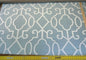 Scalamandre Ming Fretwork Aquamarine Jacquard MSRP USD 226/yard Chinoiserie Lattice  Jacquard"