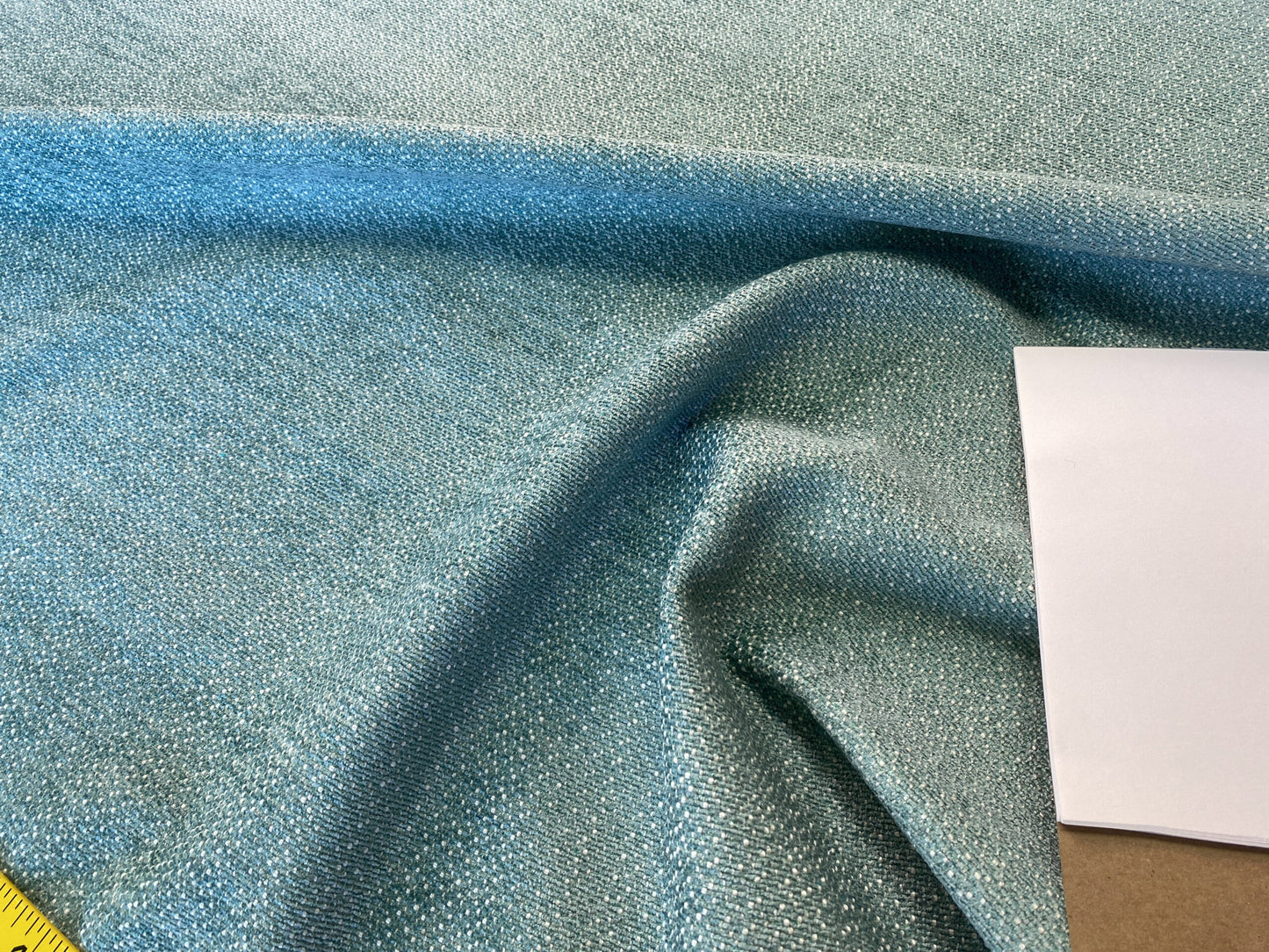 by yard Scalamandre San Miguel Texture Caribbean Heavy Blue Ocean Aqua Green Chenille MSRP USD 216/Y
