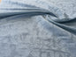 Special Order Schumacher Colette Linen/Silk Damask in chambray Light Blue White  69144