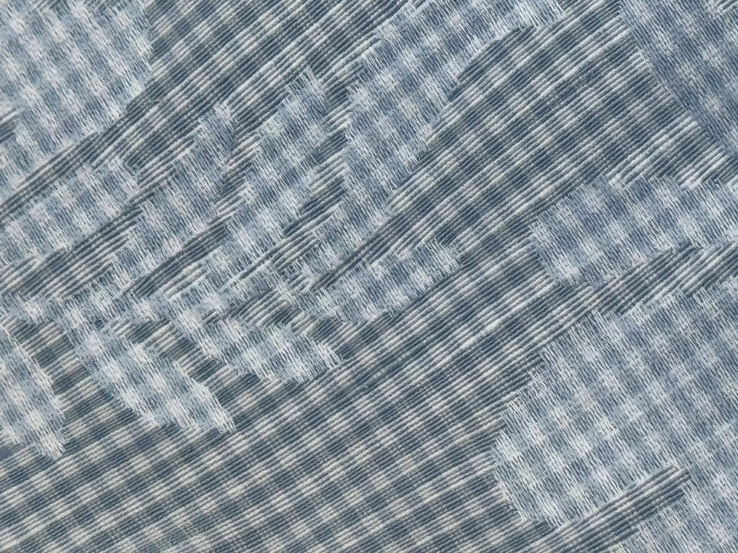 Special Order Schumacher Colette Linen/Silk Damask in chambray Light Blue White  69144