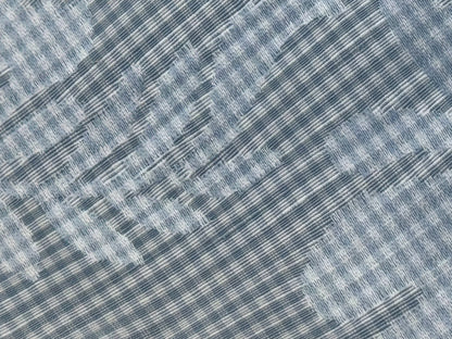 Special Order Schumacher Colette Linen/Silk Damask in chambray Light Blue White  69144