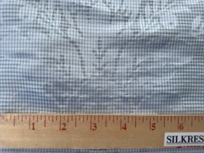 Special Order Schumacher Colette Linen/Silk Damask in chambray Light Blue White  69144