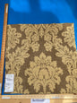 35 Berkbox87 Square Jacquard by  Old World Weavers Lucretia Damask Driftwood Tan Beige Renaissance Classic Damask Thick MSRP USD 300/Y