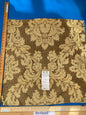 36 Berkbox87 Square Jacquard by Old World Weavers  Lucretia Damask Driftwood Tan Beige Renaissance Classic Damask Thick MSRP USD 300/Y