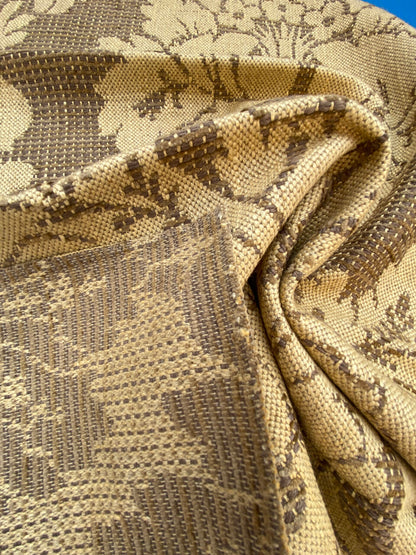 38 Berkbox87 Square Jacquard by Old World Weavers Lucretia Damask Driftwood Tan Beige Renaissance Classic Damask Thick MSRP USD 300/Y