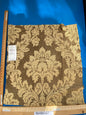 39 Berkbox87 Square Jacquard by Old World Weavers  Lucretia Damask Driftwood Tan Beige Renaissance Classic Damask Thick MSRP USD 300/Y