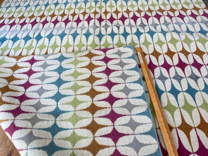 Stark DELPHOS BROWN Modern Wool Silk Hand Knotted Colorful Egg Green Pink Blue Cream 6x9' MSRP USD 12,000