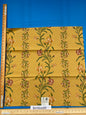 2 Berkbox88 Square Woven by Old World Weavers Iris in May Gold Green Red Stripe Floral MSRP USD 300+/y