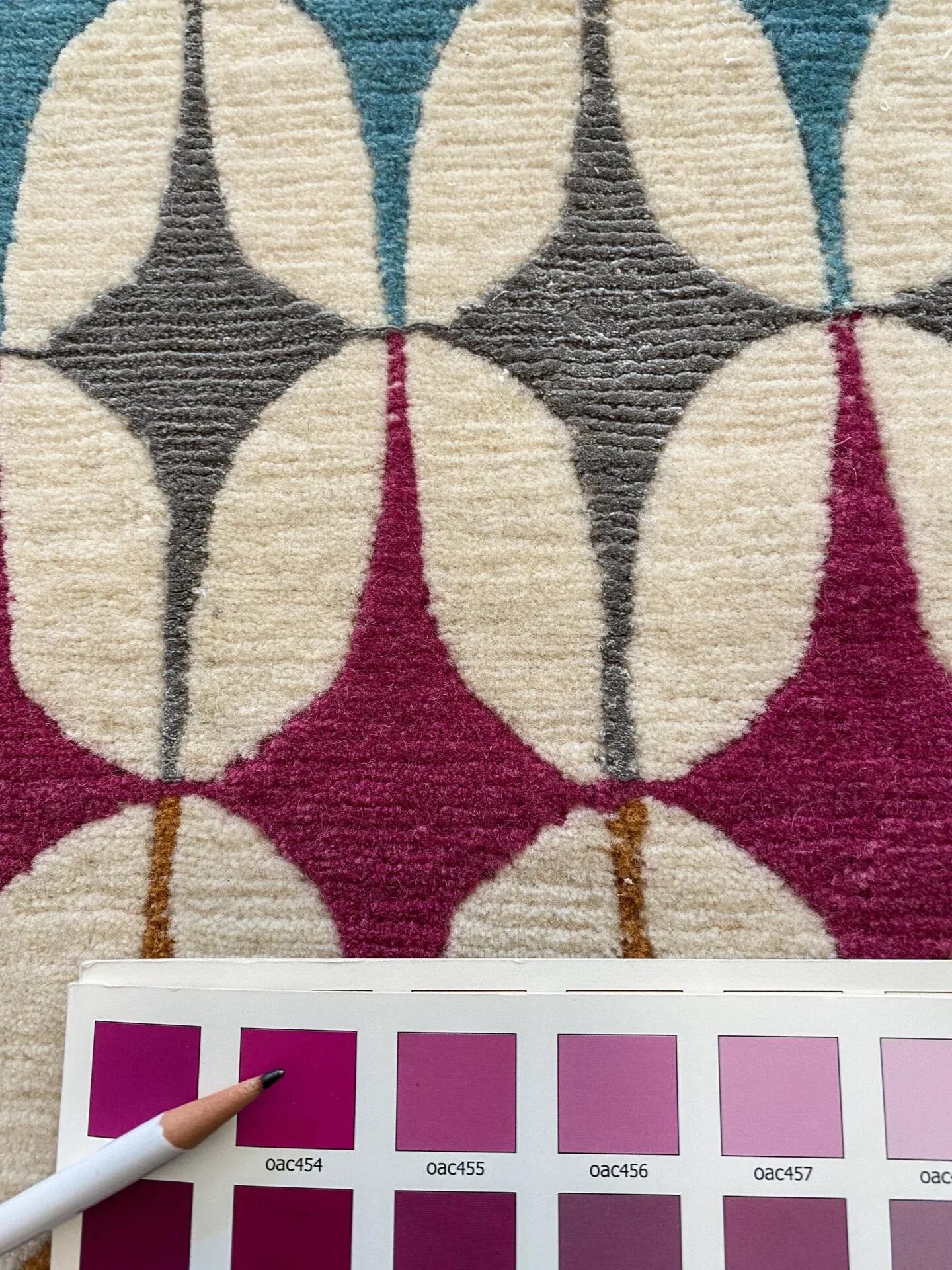 Stark DELPHOS BROWN Modern Wool Silk Hand Knotted Colorful Egg Green Pink Blue Cream 6x9' MSRP USD 12,000