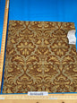 7 Berkbox88 Square Woven by  Old World Weavers Munro Amber Spice Damask Blue Brown Beige MSRP USD348/y