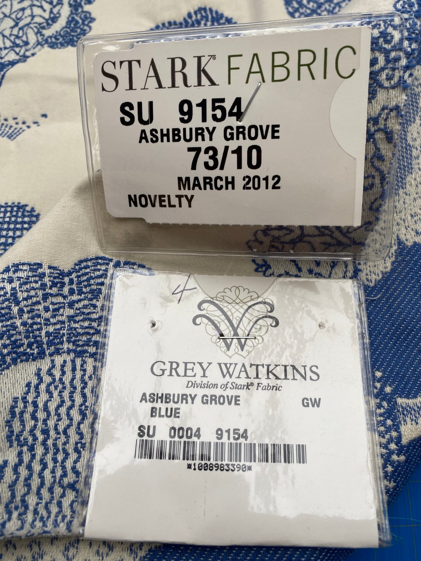 17 Berkbox88 Square Woven by Grey Watkins Ashbury Grove Maple Tan Cream Topiary Brocade Cotton MSRP USD 152/Y