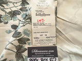 3 Berkbox52 1.2 yard Scalamandre Knollwood Blue Pewter Silk Print  Floral Tree Foliage MSRP USD300+