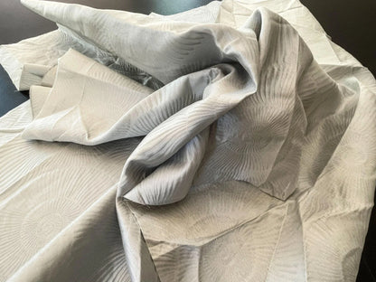 4 Berkbox52 1.2 yard Scalamandre Nautilo Beige Jacquard,  Bird , Animal/ocean Blue MSRP USD 302