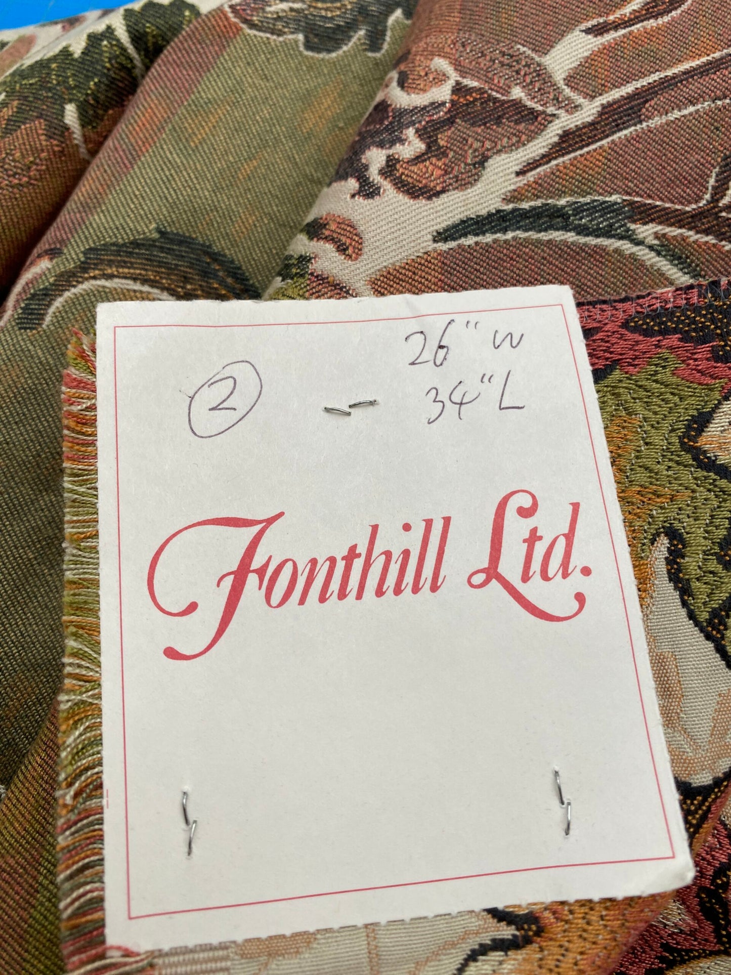 25 Berkbox88 Square Woven by Fonthill Lampasso Firenze Multi/Cream Floral White 34"L x 26"W MSRP USD304/y