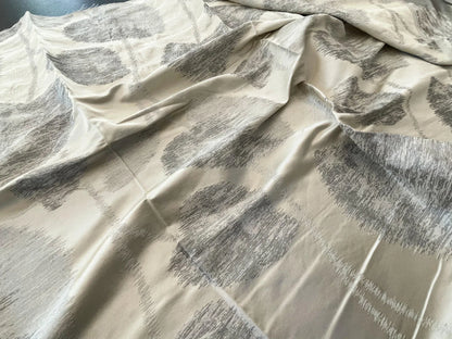 12 Berkbox52 1 yard Scalamandre Isabella White Gray Foliage Silk Lampas MSRP USD 428/Y