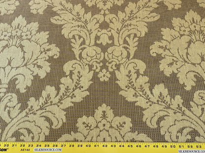 Scalamandre " Lucretia Damask Driftwood Renaissance Classic Damask Thick! MSRP USD 300/Y Tan Beige"