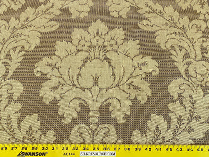 Scalamandre " Lucretia Damask Driftwood Renaissance Classic Damask Thick! MSRP USD 300/Y Tan Beige"
