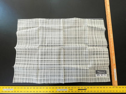 16 Berkbox52 Square 30"x20"  Scalamandre Lilly Sheer Ivory White Silk Linen  USD 290/Yard