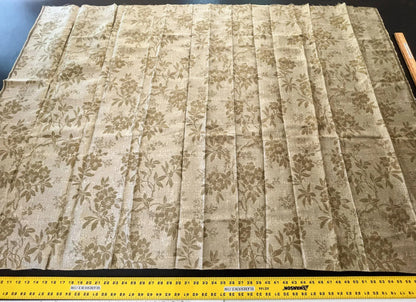 18 Berkbox52 1.2y Scalamandre Floral Foliage Woven Brown Gray