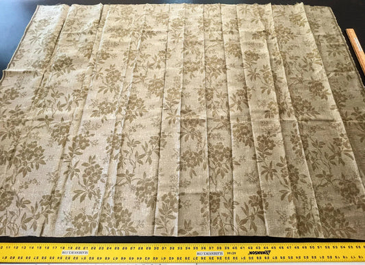 18 Berkbox52 1.2y Scalamandre Floral Foliage Woven Brown Gray