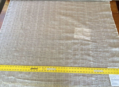 Scalamandre " Pintuck Linen Sheer Flax Linen MSRP USD 106/Y
