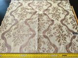 Scalamandre Visby Beige Silver Gold Old World Weavers 100% Silk Lampas - 1 Yard 2 Inches Berkbox65
