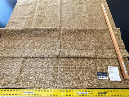 23 Berkbox52 2.4 yard Scalamandre Segovia Brocatelle Tan on Bronze Strie MSRP USD 300+