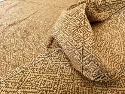 23 Berkbox52 2.4 yard Scalamandre Segovia Brocatelle Tan on Bronze Strie MSRP USD 300+