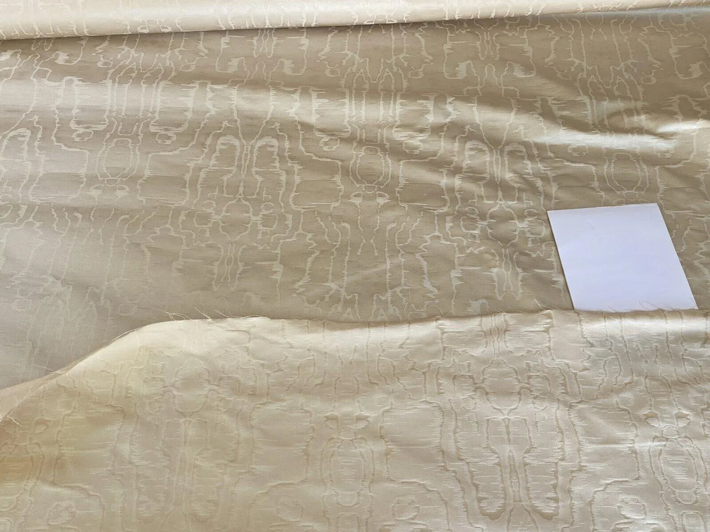 Scalamandre " Salon Moire Shell Pink Classic Silk Moire Watermark Historical Reversible MSRP USD 442/Y