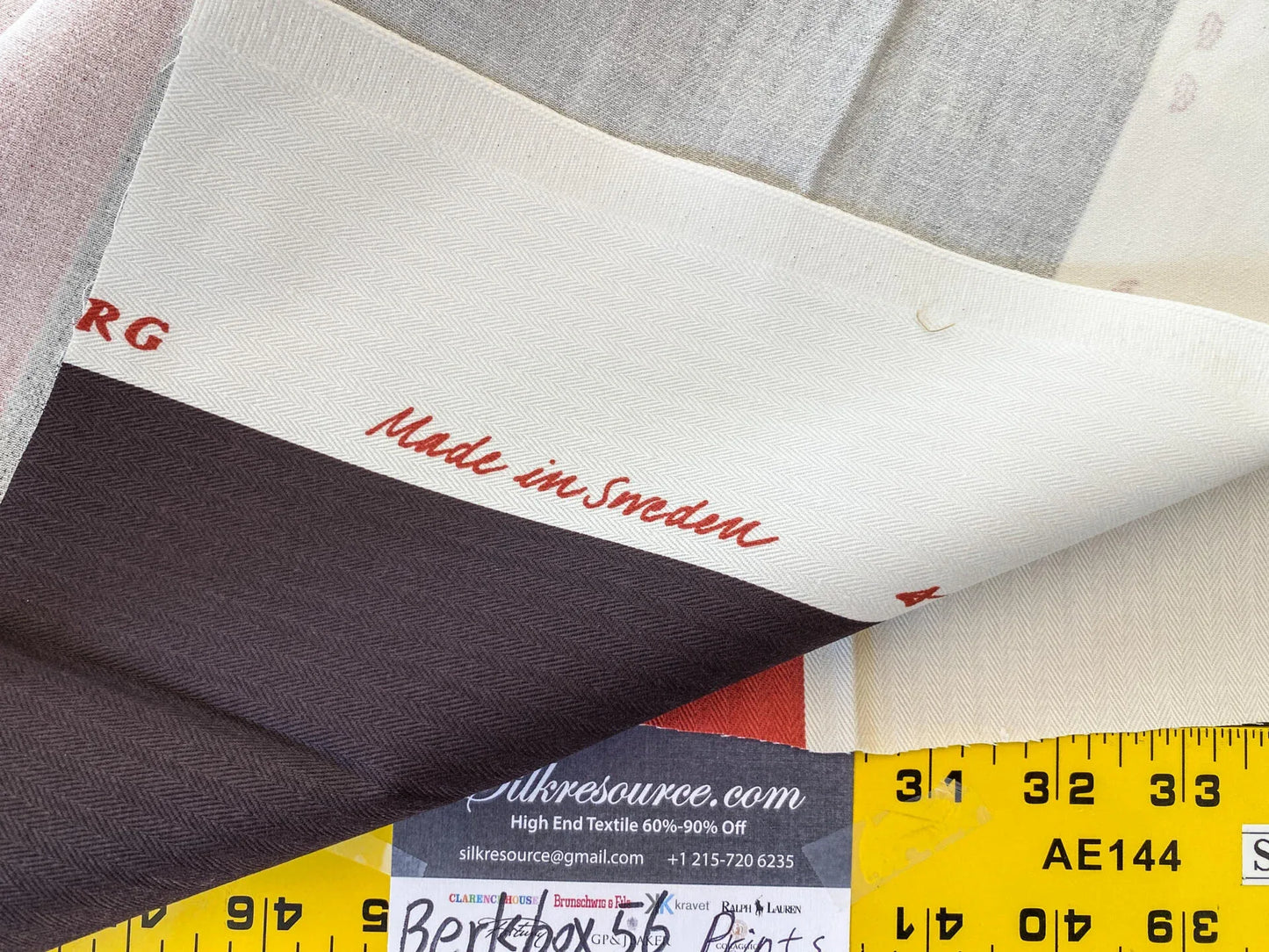 8 Berkbox56 1.2 yard Melker  Stripe  Design by Anna Sanberg