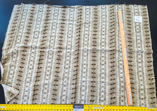 9 Berkbox56 1.1 yard Scalamandre Nebula-GX Green Cotton Linen Print