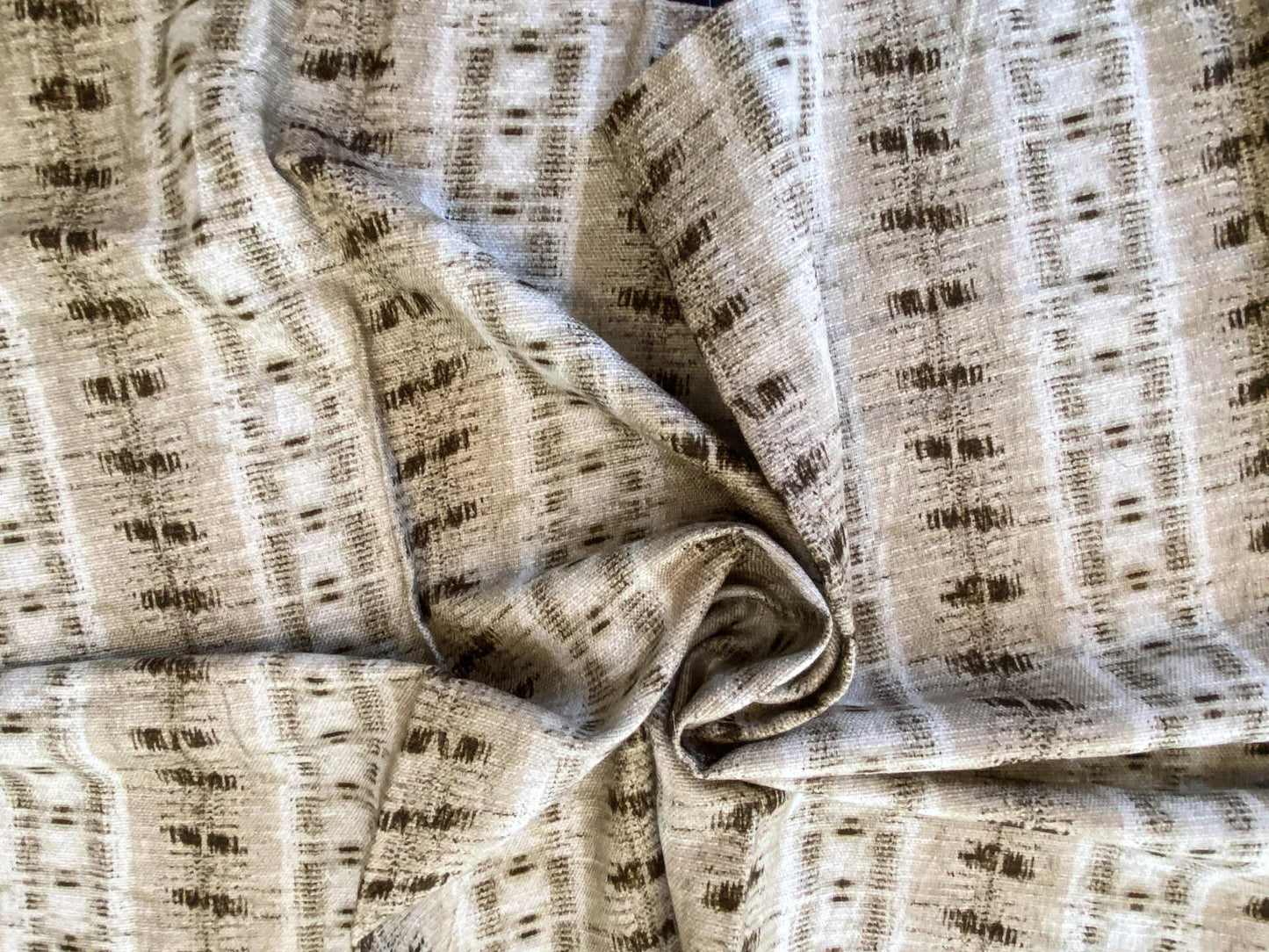 9 Berkbox56 1.1 yard Scalamandre Nebula-GX Green Cotton Linen Print