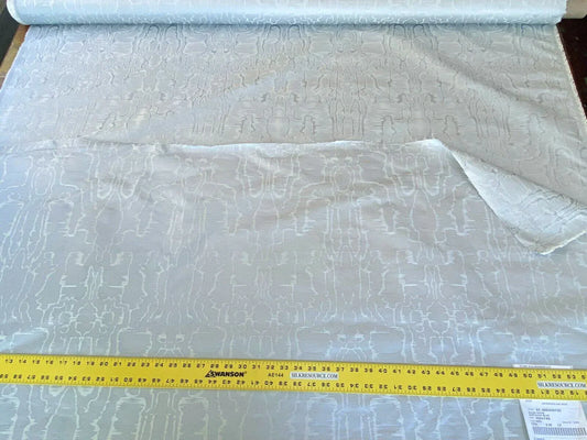 Scalamandre " Salon Moire Gustavian Blue Classic Silk Moire Watermark Historical Reversible MSRP USD 442/Y Sc 0004 26739