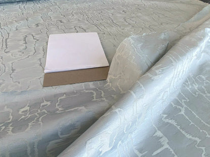 Scalamandre " Salon Moire Gustavian Blue Classic Silk Moire Watermark Historical Reversible MSRP USD 442/Y Sc 0004 26739