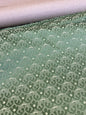 Scalamandre Duca Di Borgogna Compose Verde Green Linen Silk Jacquard Small Scale MSRP USD298/y
