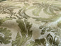 Scalamandre  Trinandot Moss Green Renaissance Damask Super Heavy! Tapestry MSRP USD 204/y