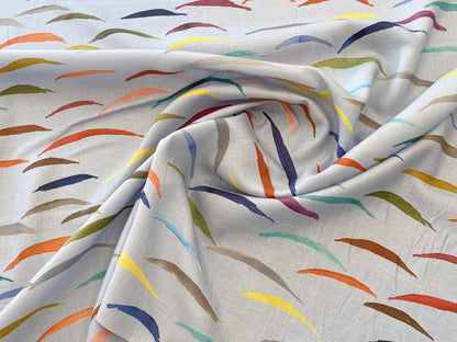 Scalamandre Salvo Confetti MSRP USD 206/Y Stunning Abstract Art On Linen Seagull