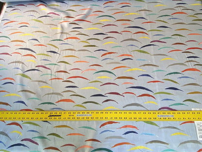 Scalamandre Salvo Confetti MSRP USD 206/Y Stunning Abstract Art On Linen Seagull