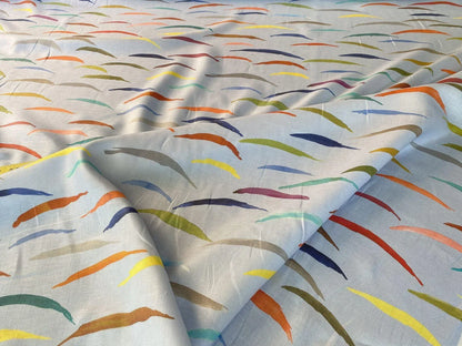 Scalamandre Salvo Confetti MSRP USD 206/Y Stunning Abstract Art On Linen Seagull