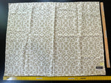 Anshun Lattice Beige White - 1.2 Yard