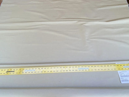 By Yd Scalamandre Bambu Sky Silk &amp; Linen Texture Solid Beige Italy MSRP USD 272/Y Glowing!