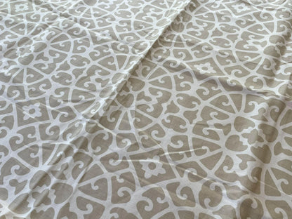 Anshun Lattice Beige White - 1.2 Yard
