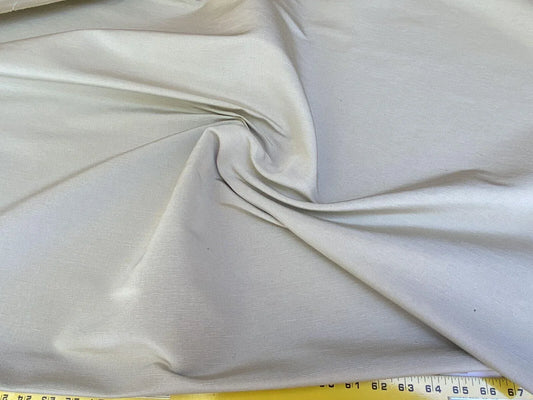 By Yd Scalamandre Bambu Sky Silk &amp; Linen Texture Solid Beige Italy MSRP USD 272/Y Glowing!