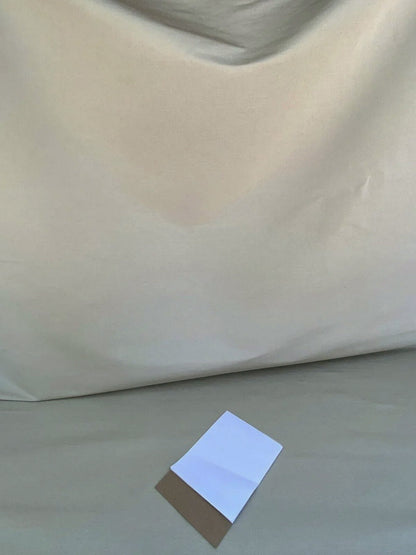 Scalamandre Bambu Sky Silk Linen Texture Solid Warm Taupe Beige Brown Italy Glowing! MSRP USD 272/Y
