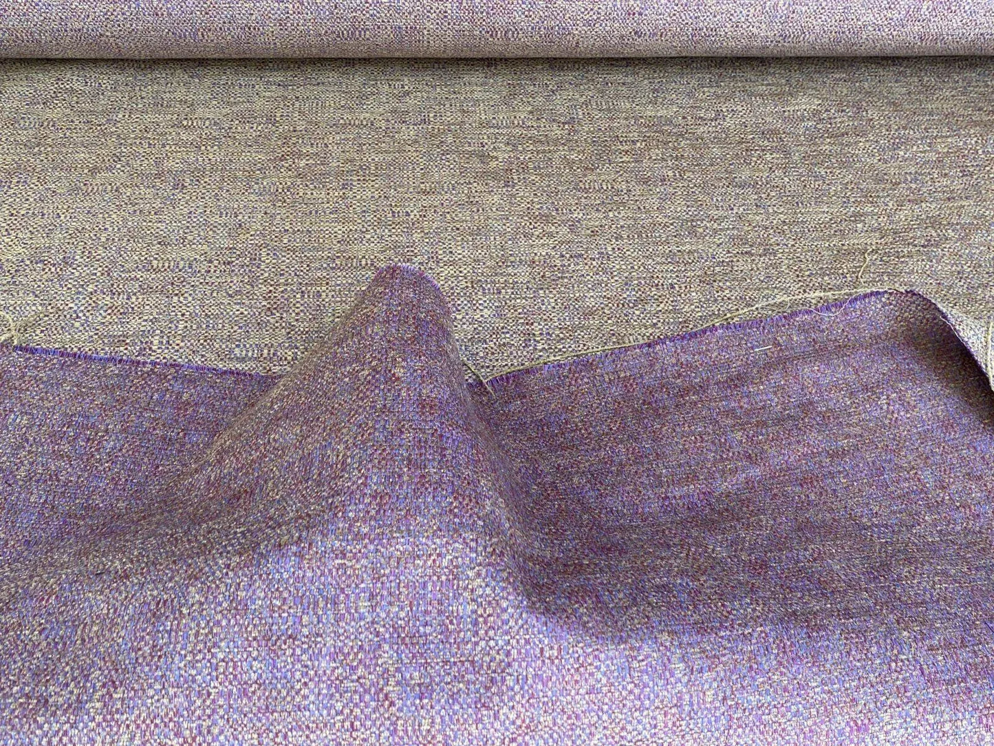 Scalamandre Creekstone Texture Heather MSRP USD 222/Y Heavy Chenille Pink Purple Italy