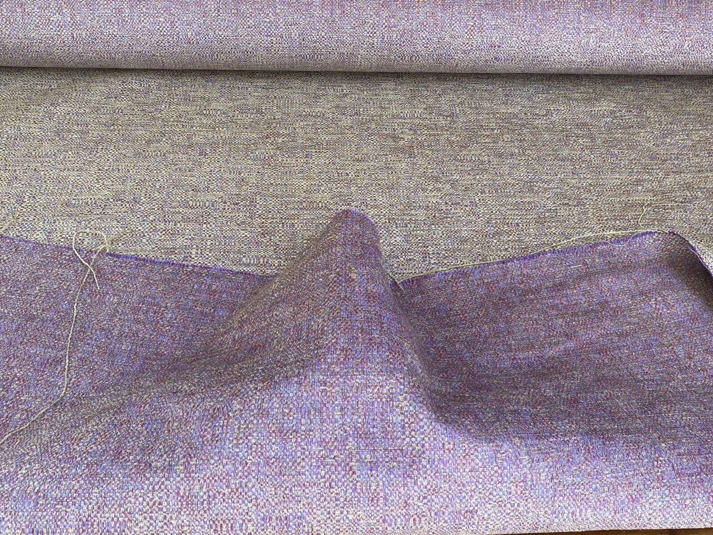 Scalamandre Creekstone Texture Heather MSRP USD 222/Y Heavy Chenille Pink Purple Italy